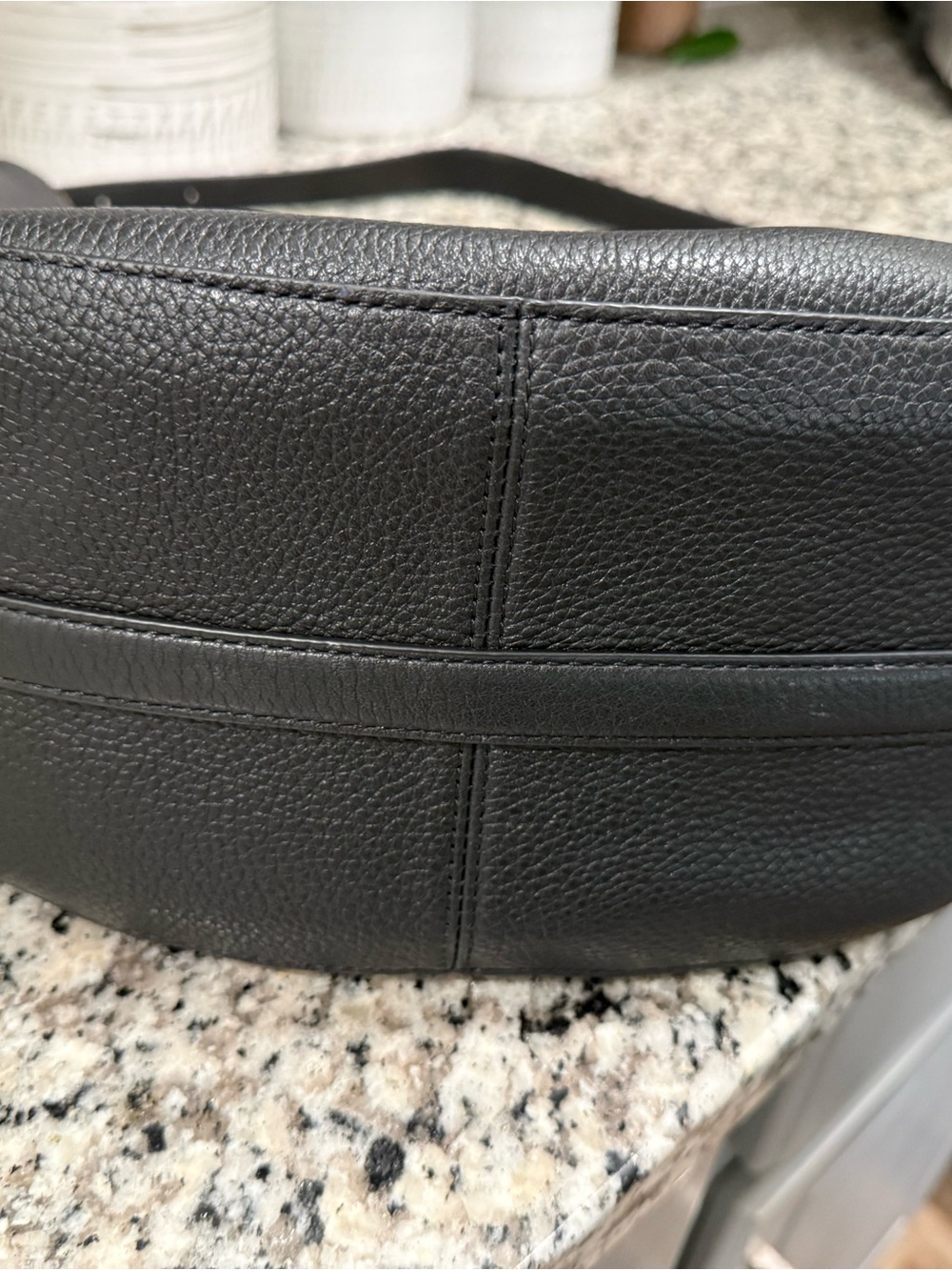 NWT $429 Kate Spade Nova Large Shoulder Bag Black Pebbled Leather - Picture 4 of 7